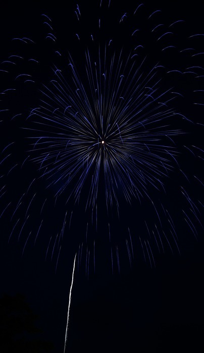 fireworks, summer in japan, night