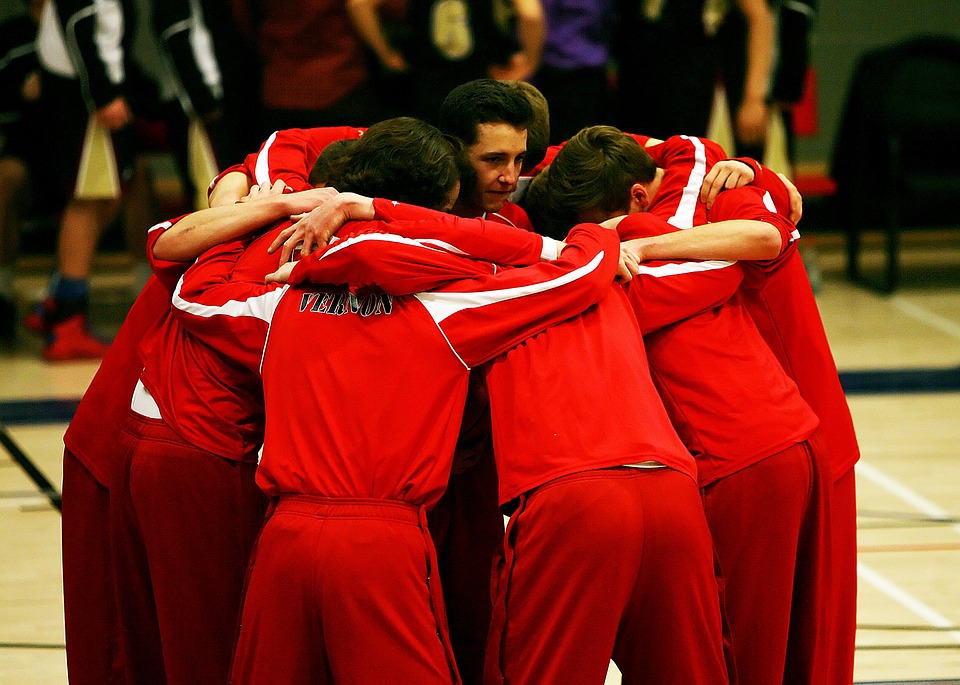 basketball team, team, teamwork