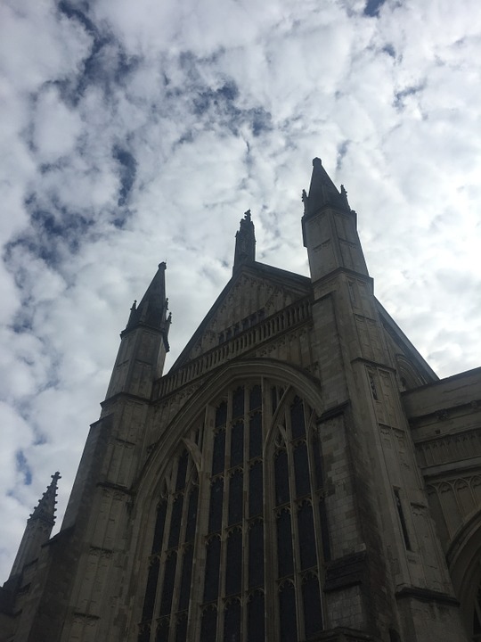 cathedral, sky, architecture