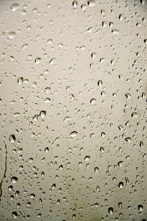 window, rain, drops