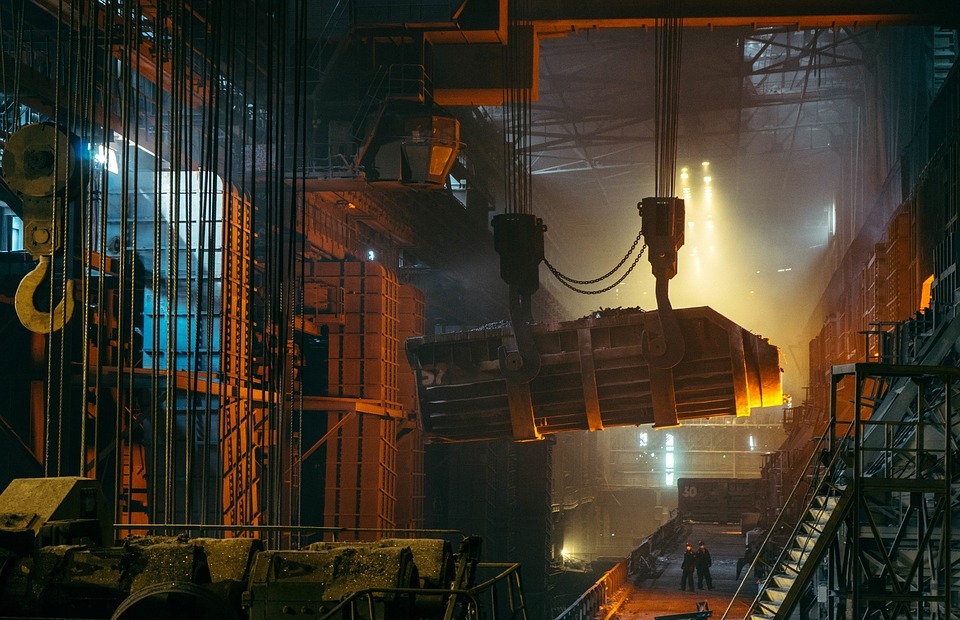 steel, industry, metal