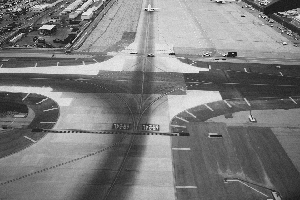 airport, runway, tarmac
