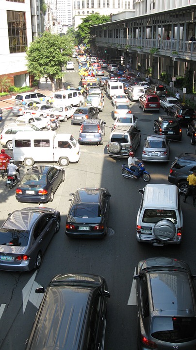 cars, traffic, philippines