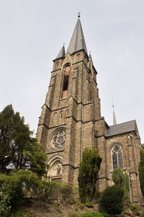 architecture, church, tower