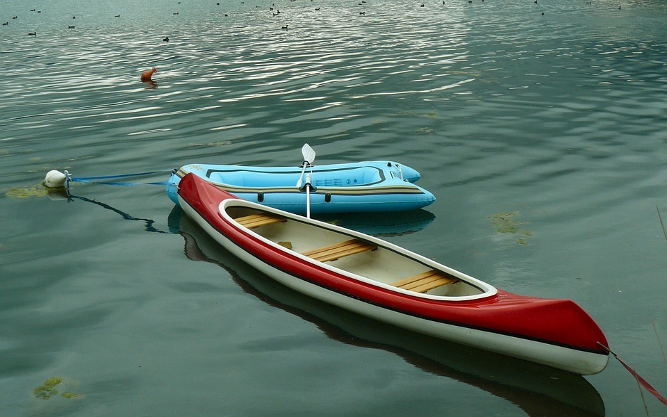 kayak, canoeing, boats
