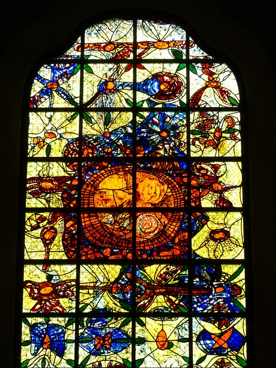church window, window, church