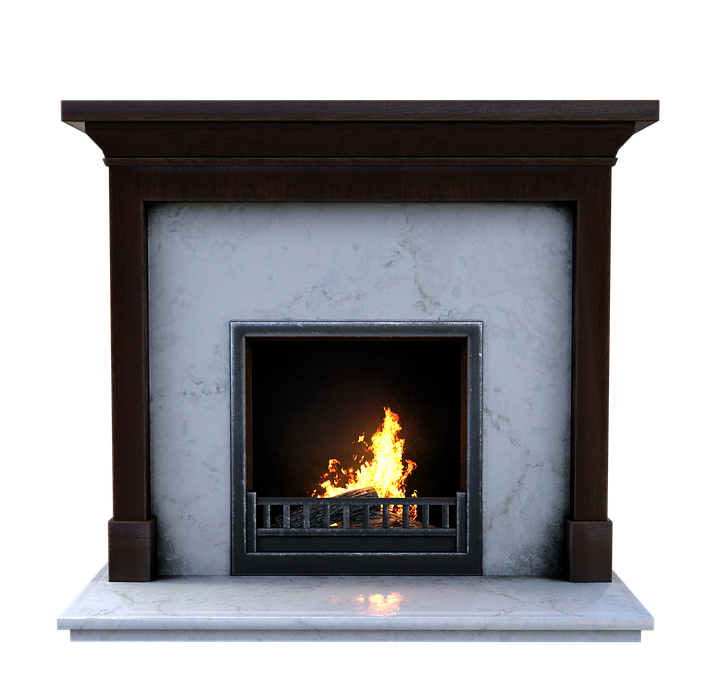 fireplace, mantel, fire