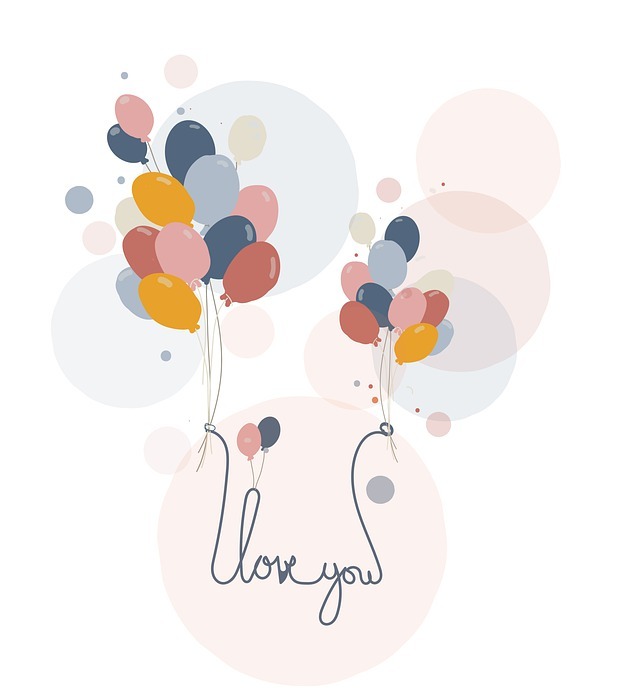 happy mothers day, balloons, love