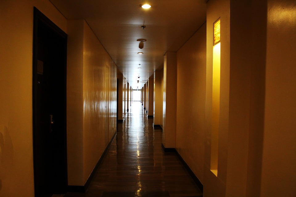 hotel hallway, hotel, hallway