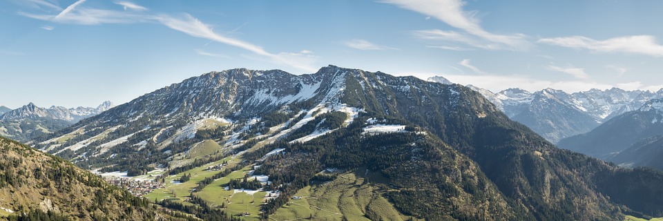 panorama, mountain, scenic