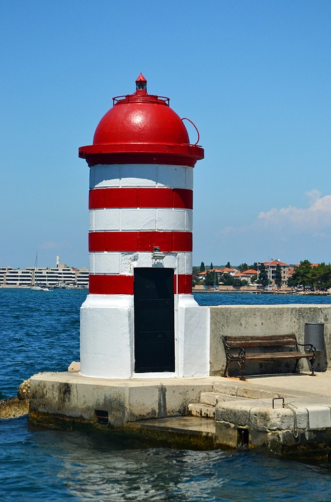 zadar, lighthouse, croatia