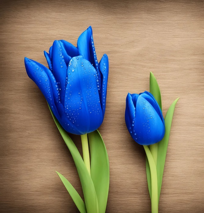 happy mothers day, tulips, blue tulip
