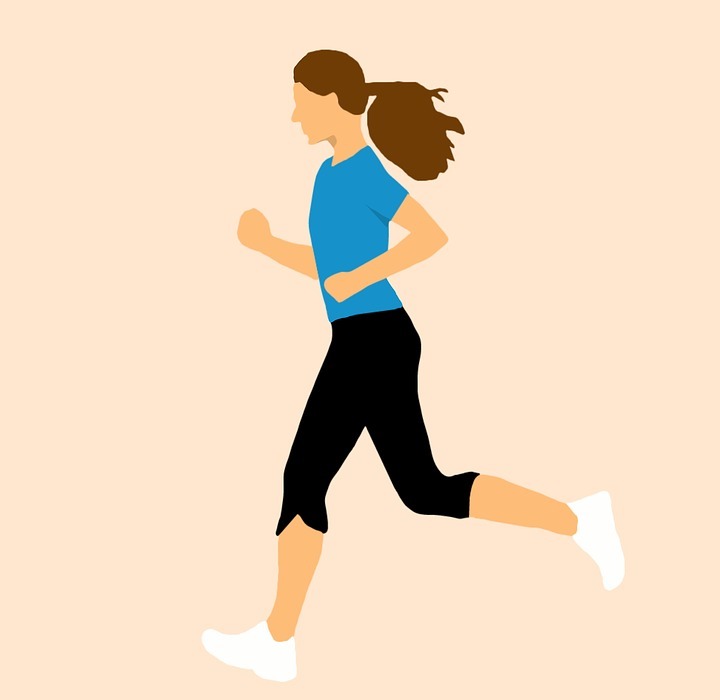 running, woman, fitness