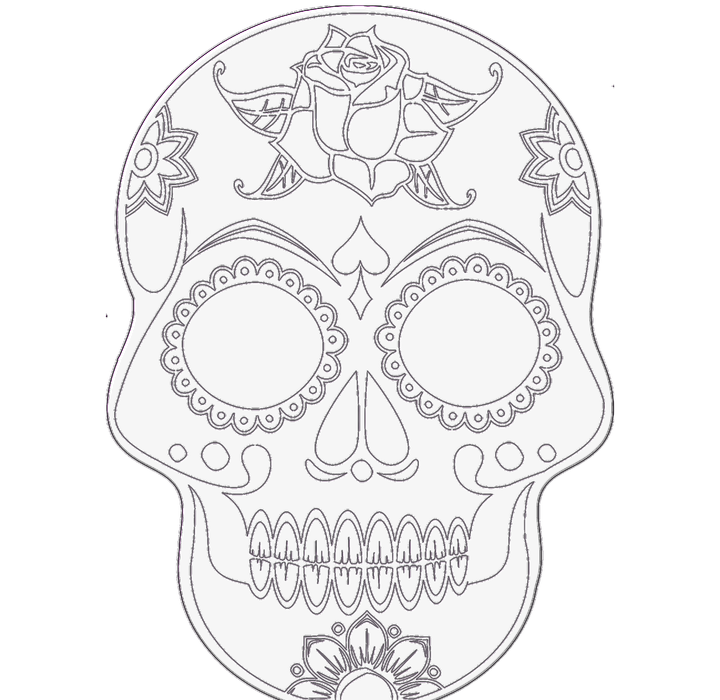 sugar skull, dead, mexico