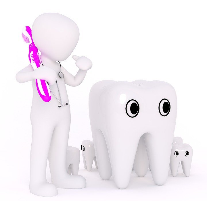 tooth, dentist, toothbrush