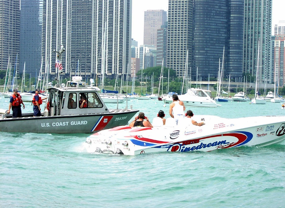 coast guard, patrol, leisure boat