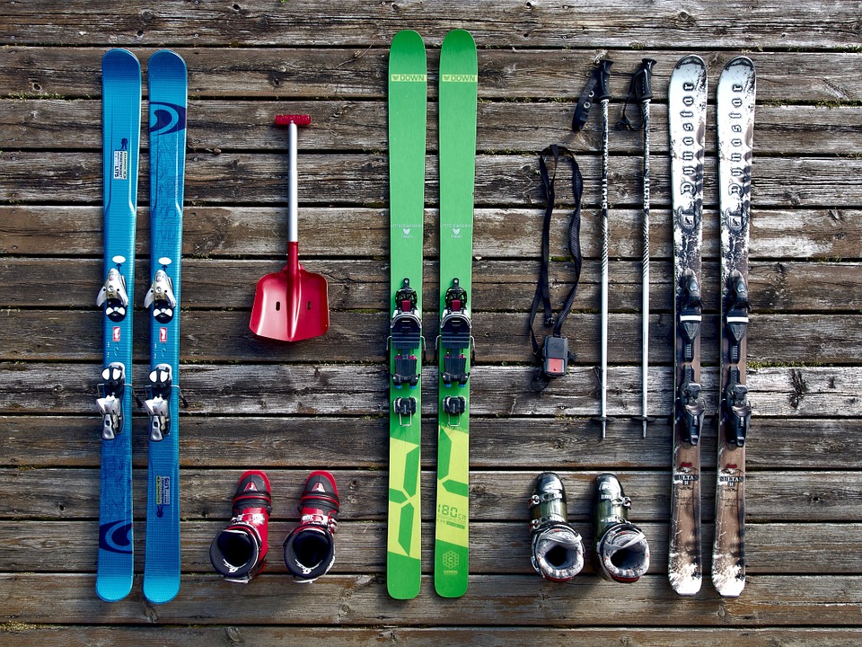 ski, equipment, skiing