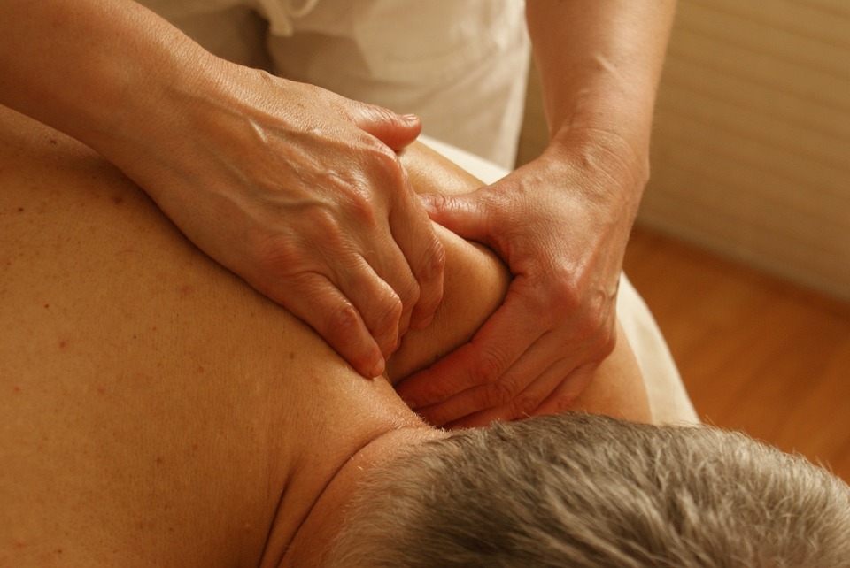 massage, shoulder, relaxation massage