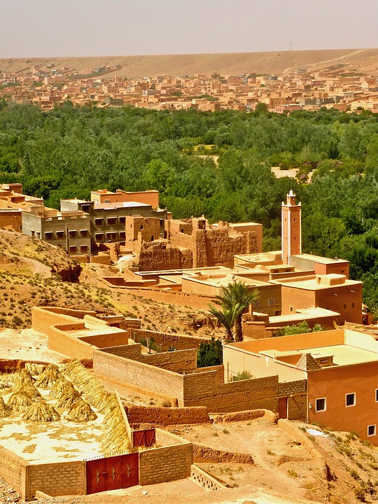 desert, minaret, morocco