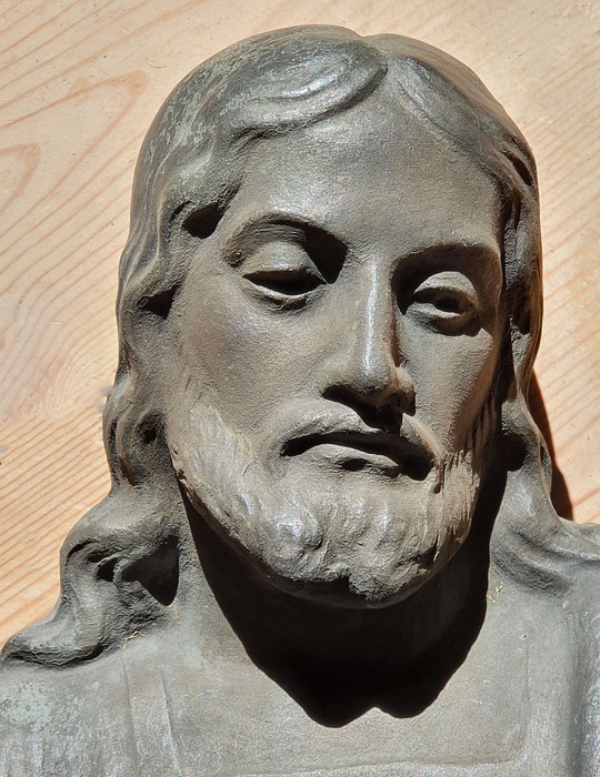 jesus, sculpture, bust
