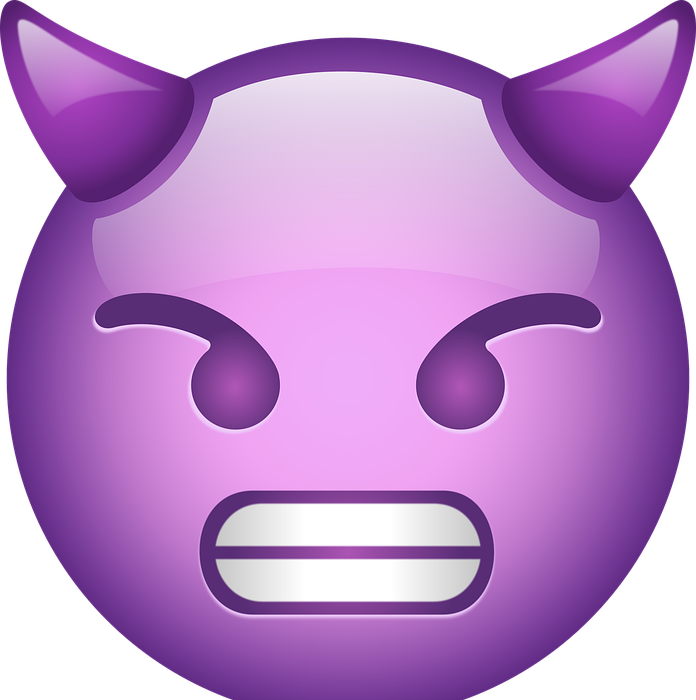 angry, emoji, the devil