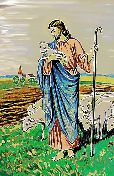 jesus christ, good pastor, sheep