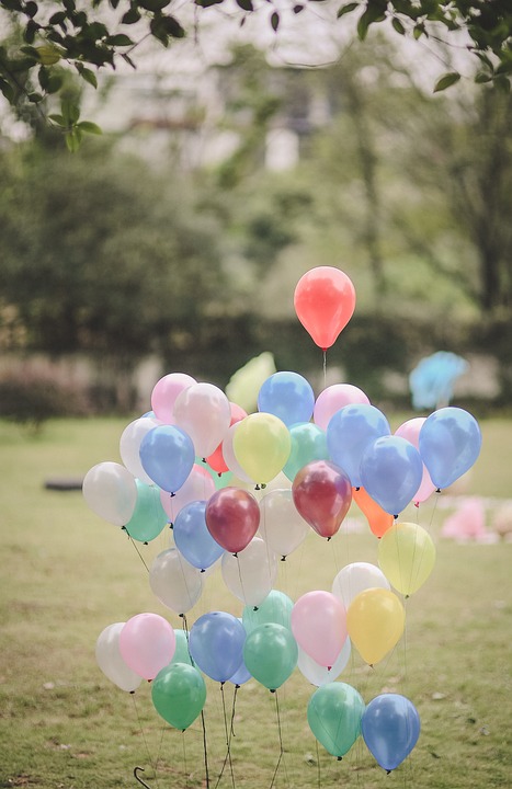 balloons, wedding, decoration