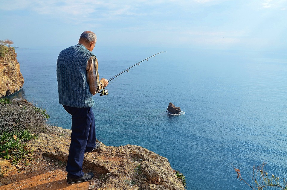 man, fishing, fisherman