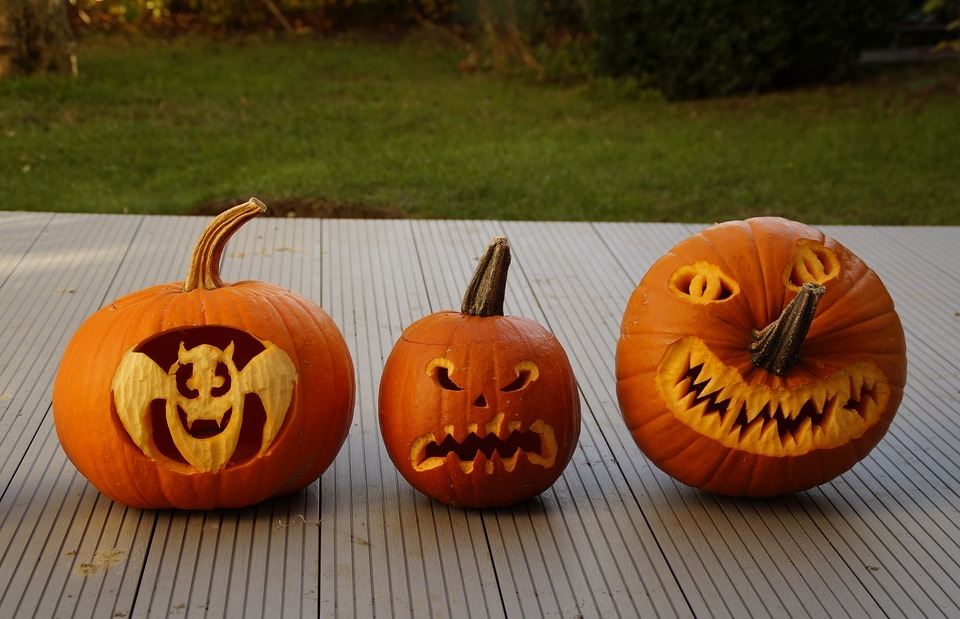 halloween, halloweenkuerbis, carved