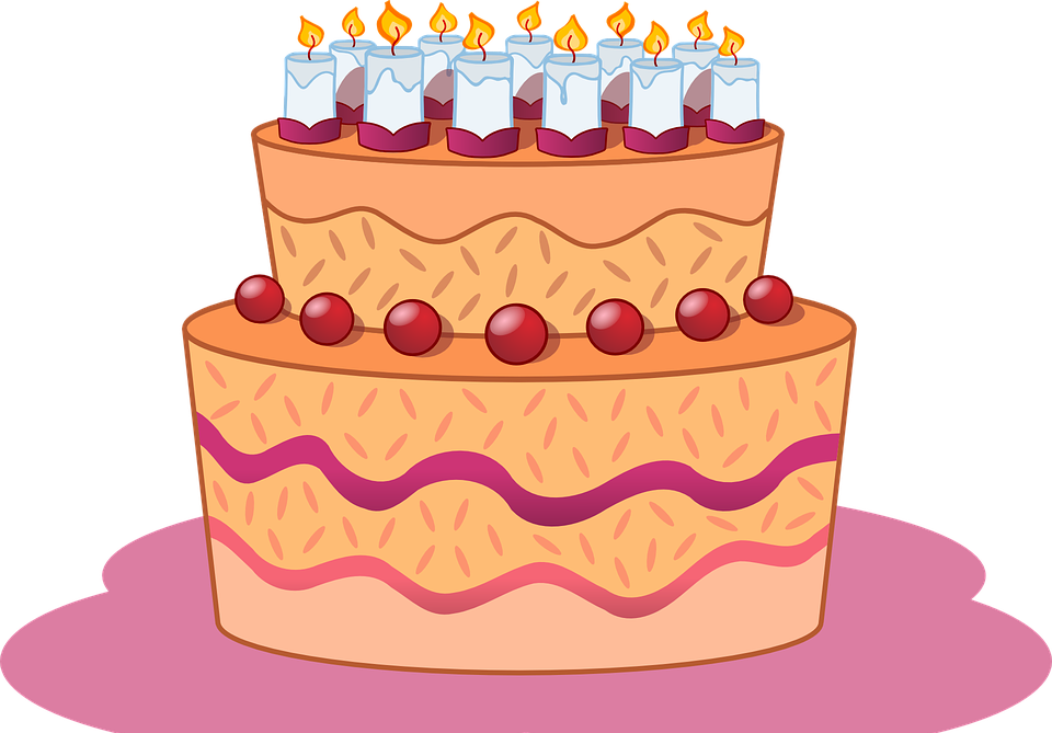 cake, birthday, dessert