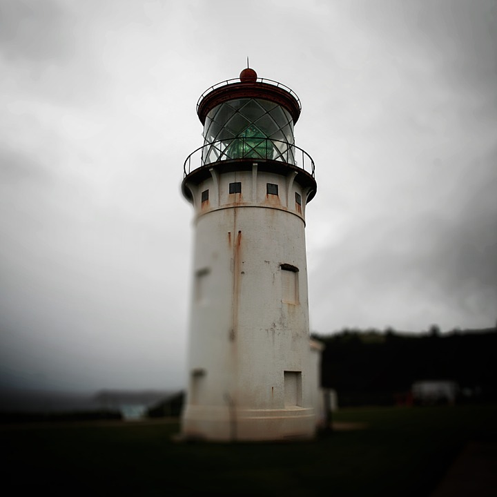 kawaii, lighthouse, focus