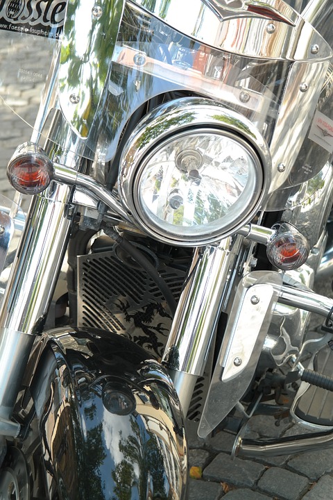 motorcycle, light, front light