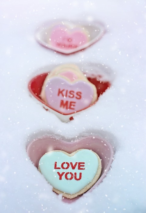 valentines, winter, valentine cookies