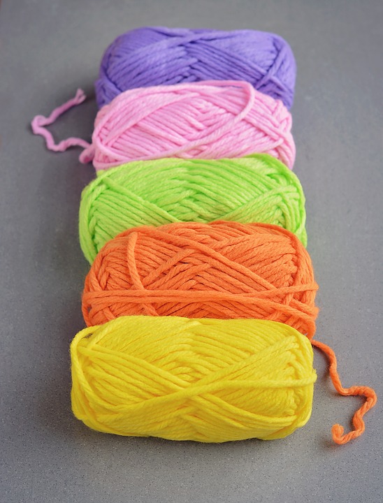 wool, knitting wool, color
