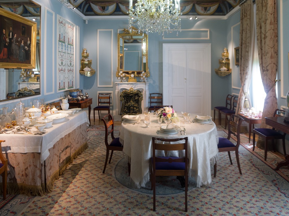 dining room, romantic, environment
