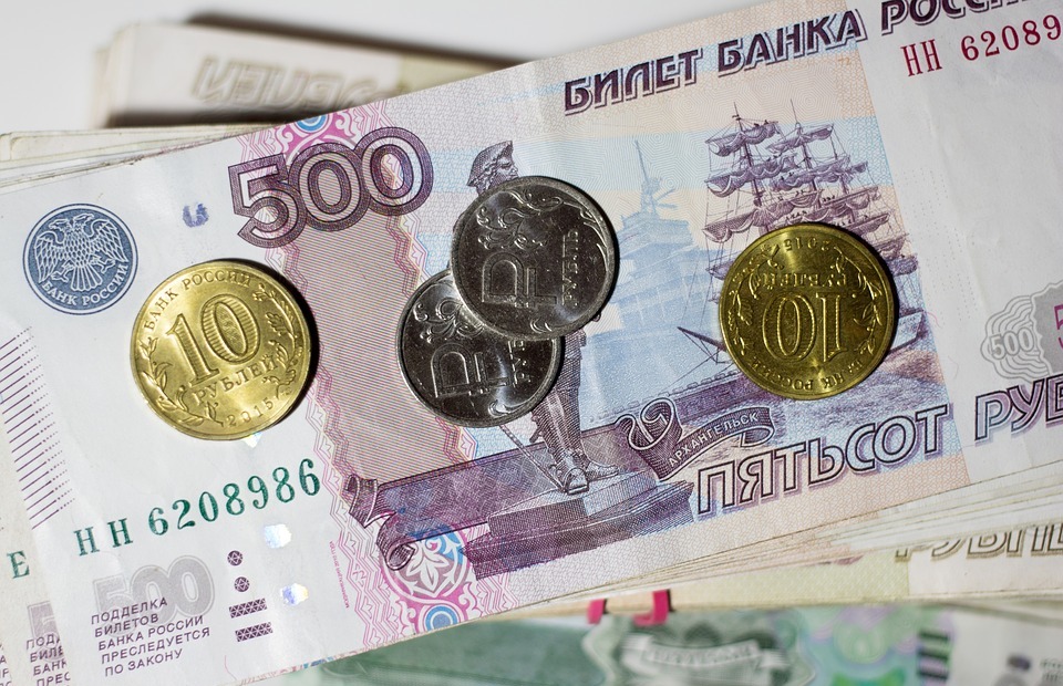 ruble, money, bills