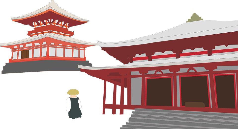 temple, japan, buddhism