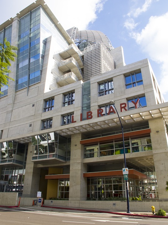 san diego, library, downtown