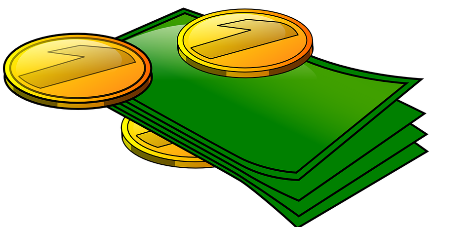 money, coins, folding