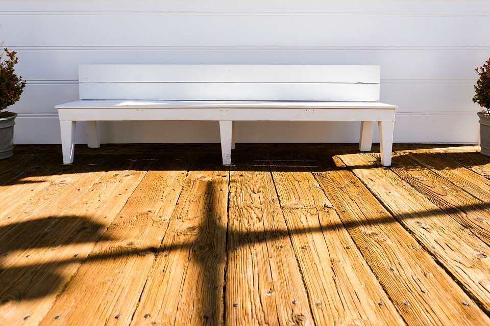 bench, relax, wooden