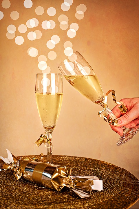 new years, champagne, new year celebration