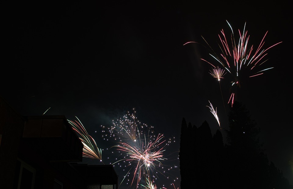 fireworks, rocket, new year\'s eve