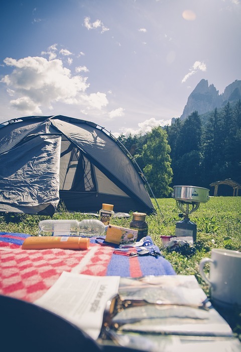 camping, camp, nature