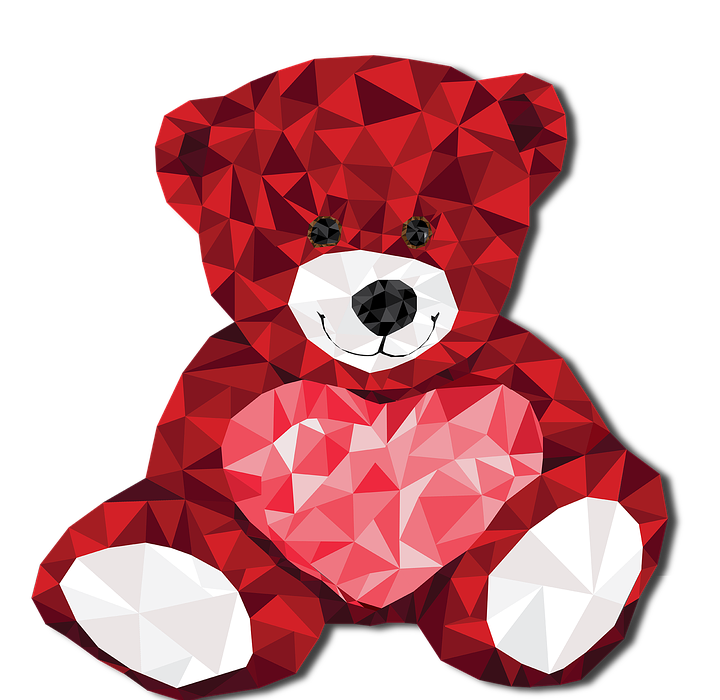 valentine, red, heart
