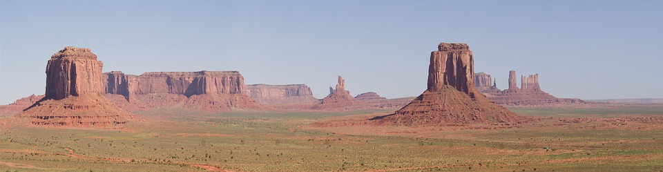 monument valley, panorama, scenic