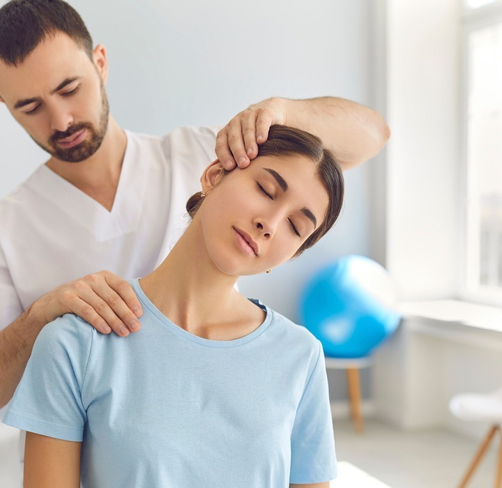 chiropractic care, neck adjustment, massage