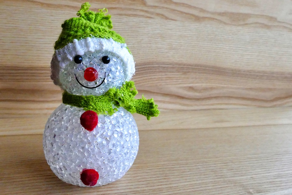 snowman, decoration, christmas