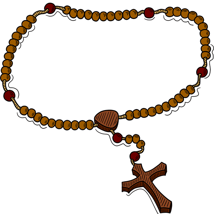 rosary, pray, prayer beads