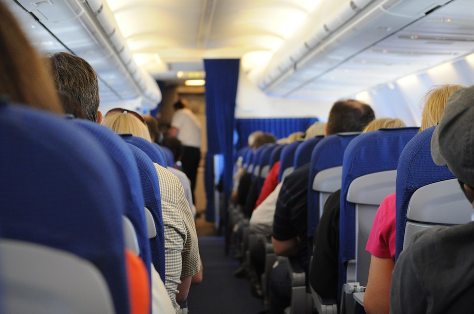 airplane, on board, seats