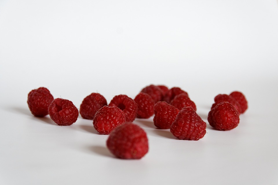 raspberries, fruit, healthy